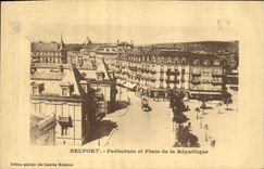 CPA Prefecture et Place de la Republique Belfort 