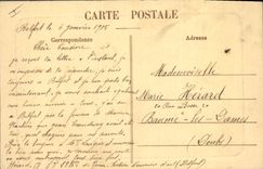 Vintage Postcard Prefecture and Place of the Belfort Republic