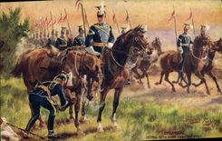 CPA Militaria 21 lancers 