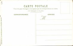 Vintage Postcard Militaria Infantry of line Bugle Flag