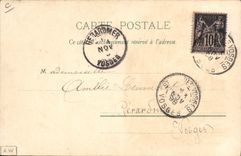 CPA Militaria Chasseurs a pied