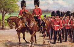 CPA Militaria The Regiment marching to a state Ceremonial