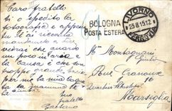 Vintage Postcard Militaria Armed Italian Dragons