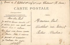 CPA Militaria Periode d'instruction L'arrivee au corps