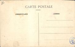 Postal Mina Minas Mineros el trabajo en una gran vena