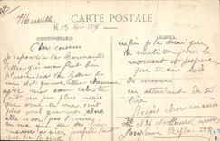 Vintage Postcard Mines Mines Minors Extraction in an average vein