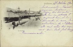 Vintage Postcard Mines Mines St Etienne the rabbit burrow