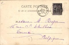 Vintage Postcard Mines Mines St Etienne the rabbit burrow