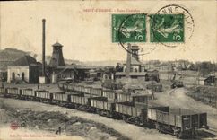 Vintage Postcard Mines Mines Saint Etienne Puits Chatelus