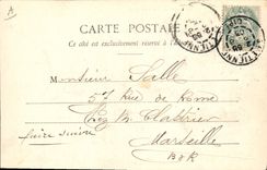 Vintage Postcard Mines Mines Saint Etienne at home in 1903 His mines Puits Chatelus