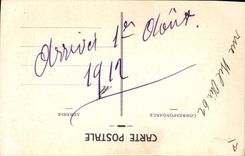 Vintage Postcard Mines Mines Saint Etienne the wells of Chatelus