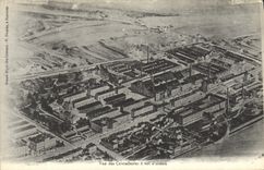 CPA Vue des Cristalleries a vol d'oiseau