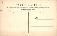 Vintage Postcard Fantasy (drawing has the hand) Camel the prayer with the desert