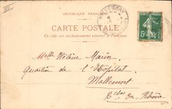 CPA Fantaisie (dessin a la main) Fleurs 