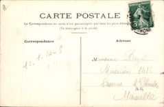 CPA Fantaisie (dessin a la main) Fleurs Poisson 