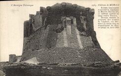 Vintage Postcard Castle of Murols Ruins