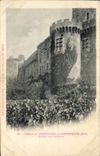 CPA Chateau de Castelnau Breneoux Facade non restauree