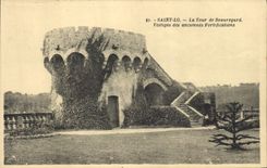 CPA Chateau Saint Lo La tour de Beauregard Vestiges des anciennes fortifications 