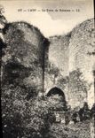 CPA Chateau Laon La porte de Soissons (animee)