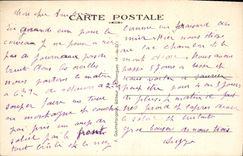 Vintage Postcard Castle of Murols the room of the knights and the Rez cloister of roadway