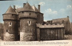 Vintage Postcard Chateau Guerande Carries St Michel