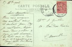 Vintage Postcard Castle Loaches the Lentree keep and the Tower Louis XI