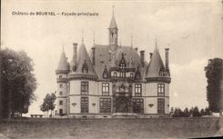 Vintage Postcard Castle of Bournel principal Frontage