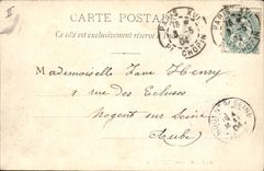 Vintage Postcard Castle of Aze Groin