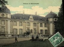Vintage Postcard Castle of Beaubourg (chart toilee)