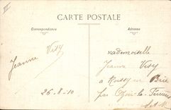 Vintage Postcard Castle of Beaubourg (chart toilee)