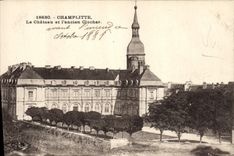 Vintage Postcard Champlitte Castle the castle and the old bell-tower