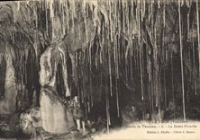 CPA Grottes Le Thor Grotte de Thouzon La Dame Blanche