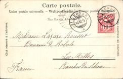 Vintage Postcard Caves St Interior Maurice of the cave to the fairies