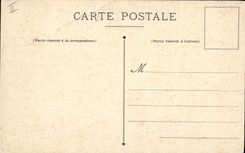 Postal Grutas Mercado de entrada de las grutas de Betharram