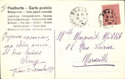 Vintage Postcard Headstock Children