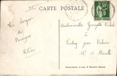 Vintage Postcard Upper-class Law courts