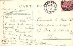 Vintage Postcard Law courts Beaune