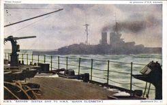 CPA Bateau de Guerre HMS Barham Sister ship to HMS Queen Elizabeth