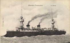 CPA Bateau de Guerre Le Bruix