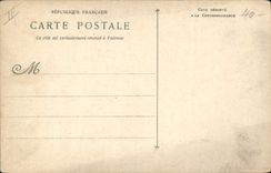 Vintage Postcard Warship Brennus Cuirasse has turrets