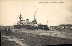 Vintage Postcard Warship the Brennus Armor