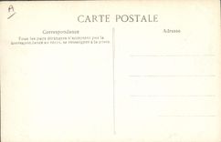 Vintage Postcard Warship Le Havre Bouvines with the basin of the Eure