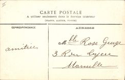 Vintage Postcard Bonneville Under Prefecture and Law courts