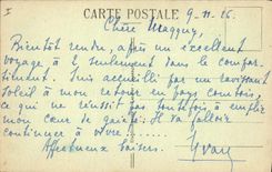 Vintage Postcard Prefecture Besancon Frontage on the lake