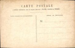 Vintage Postcard Prefecture Course of the Red Hat Bordeaux