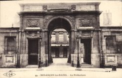 Vintage Postcard Besancon Prefecture Baths