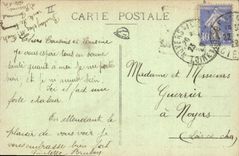 Vintage Postcard Beaune Under Prefecture