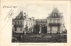 Vintage Postcard Belfort new Prefecture
