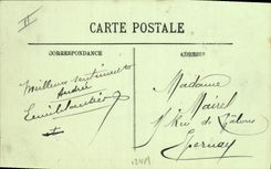 Vintage Postcard Prefecture Trawl-nets on the Marne