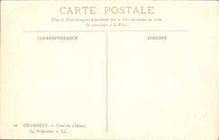 Vintage Postcard Prefecture Chambéry Court of the castle